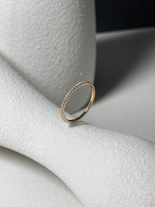 Roségold Verlobungsring mit Diamanten