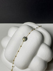 Armband aus Edelstahl mit Pyrit