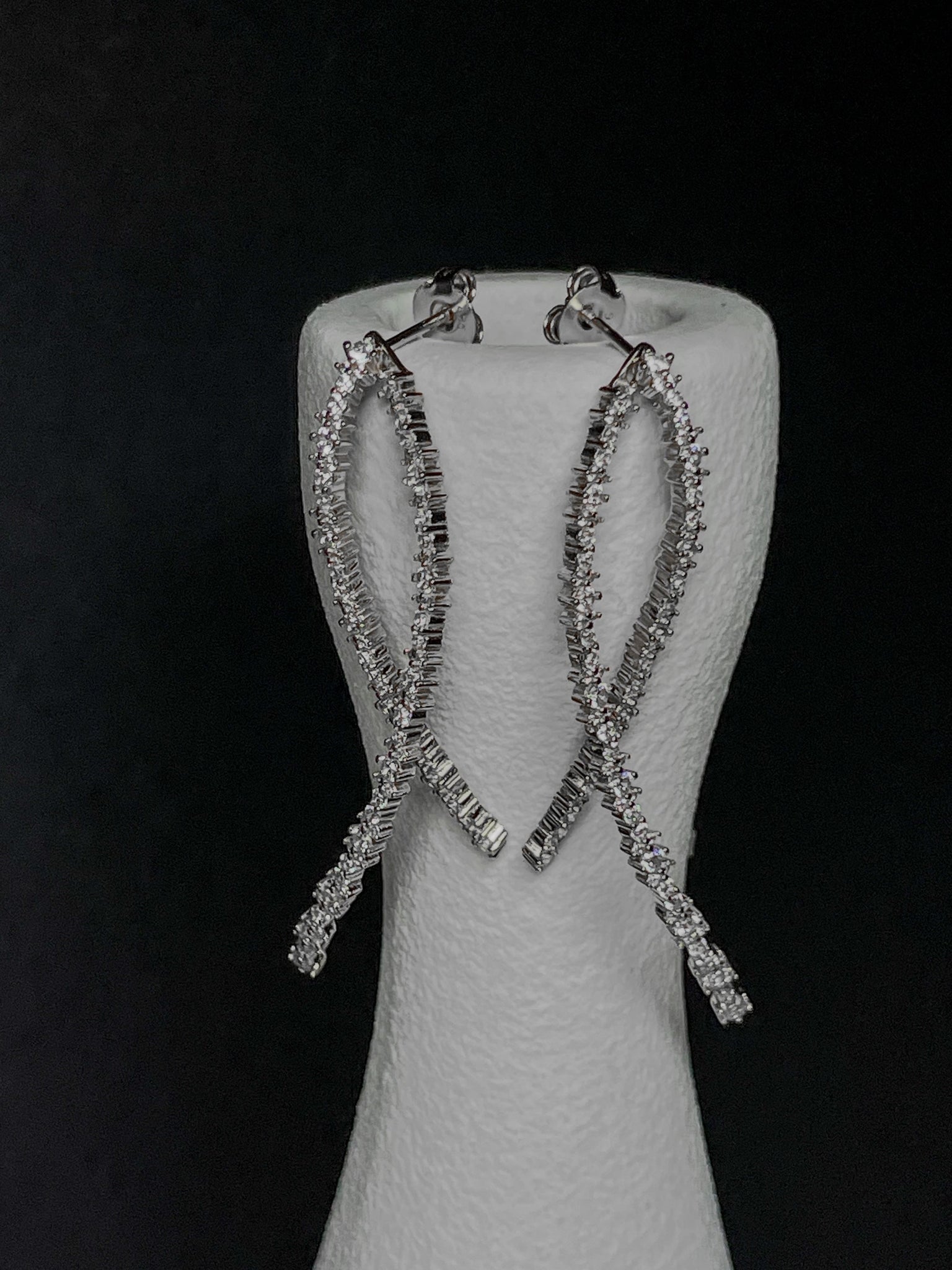 Ohrschmuck aus Silber mit Zirkonia