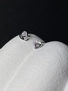 Ohrschmuck aus Weißgold mit Diamanten