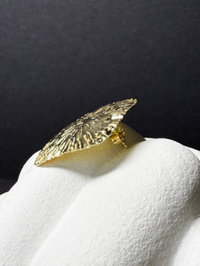 Ohrring aus vergoldetem Sterlingsilber