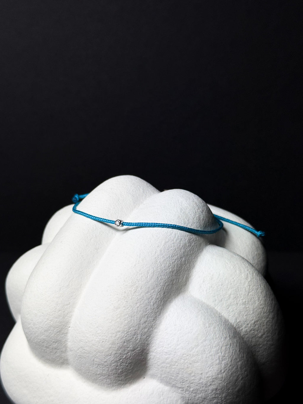 my first diamond - Armband mit Diamant und stoffband