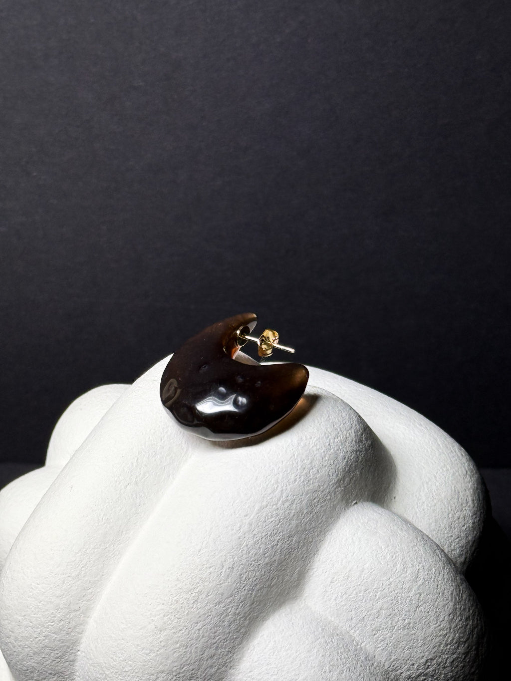 Ohrschmuck aus Edelstahl und Acryl