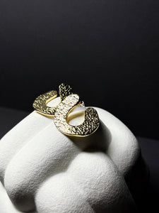 Ohrschmuck aus vergoldetem Edelstahl