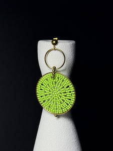 Ohrschmuck mit grünen Perlen