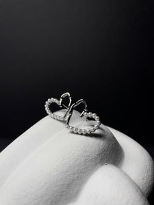 Edelstahl Ohrschmuck mit Herzmotiv