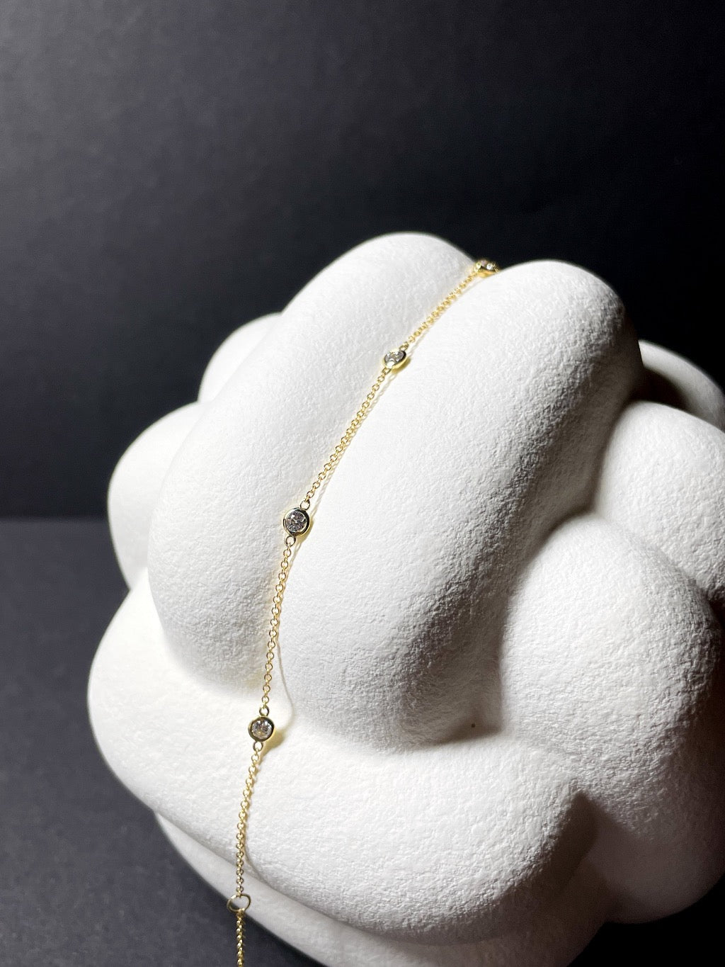Gelbgold Armband mit Zirkonia