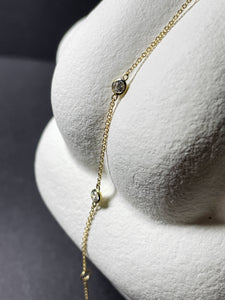 Gelbgold Armband mit Zirkonia