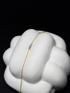 Silber vergoldetes Armband mit Zirkonia
