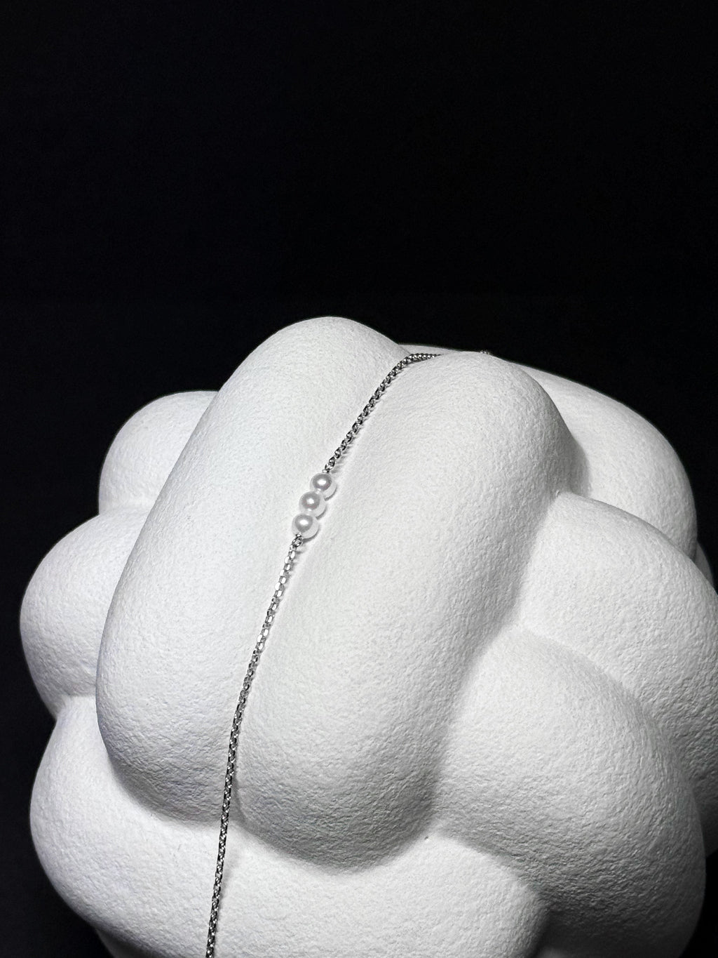 Silber Armband mit Süßwasser-Kulturperlen