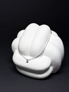 Silber Halskette mit Zirkonia