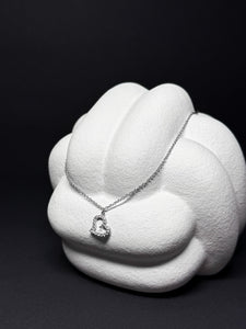 Silber Halskette mit Zirkonia