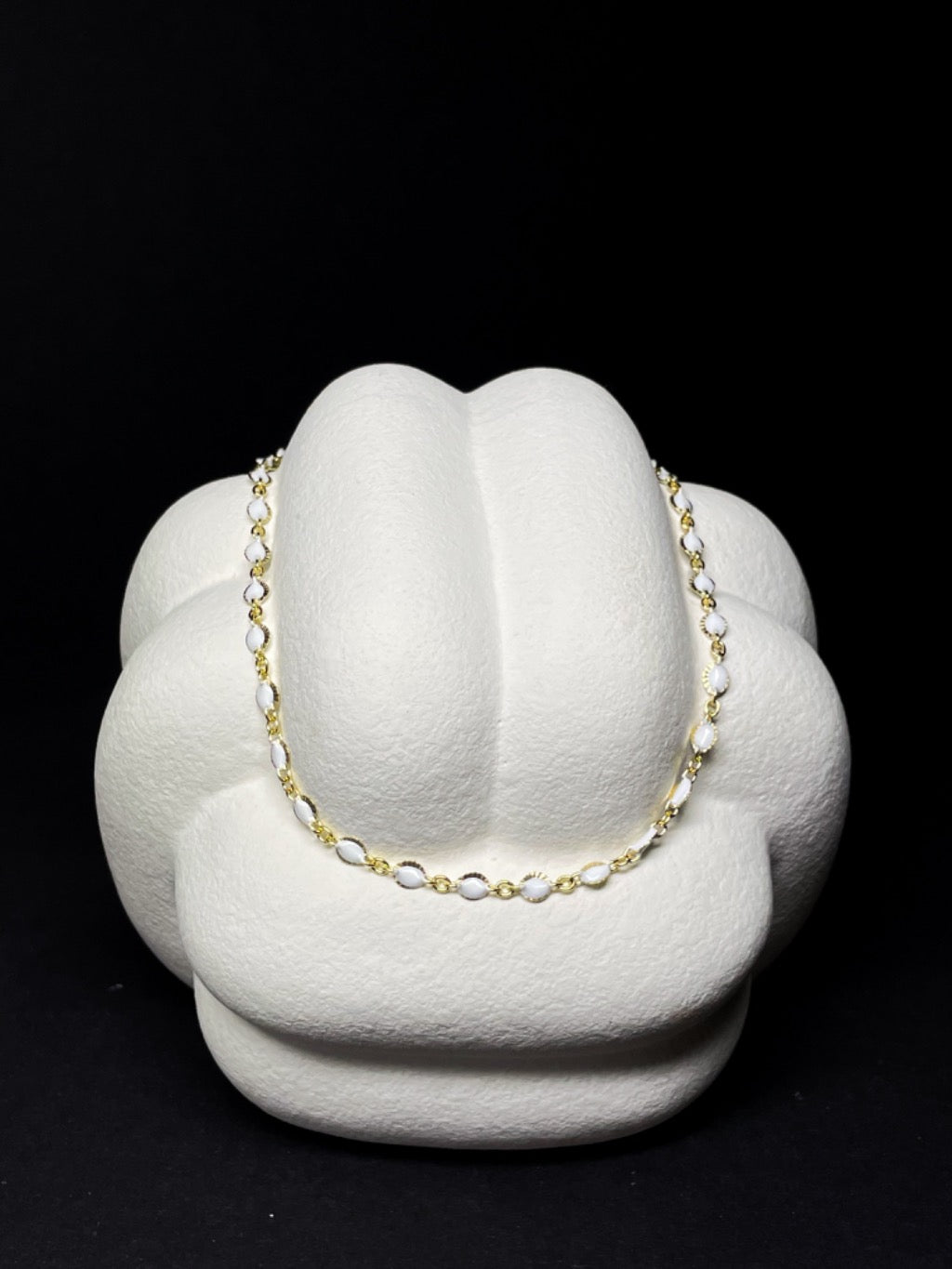 Silber Halskette mit Emaille