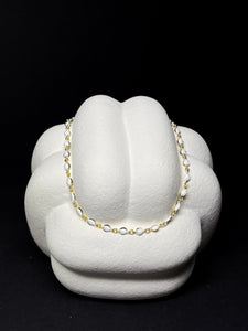 Silber Halskette mit Emaille
