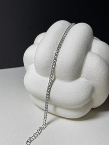 Silber Tennisarmband mit Zirkonia
