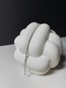 Silber Tennisarmband mit Zirkonia