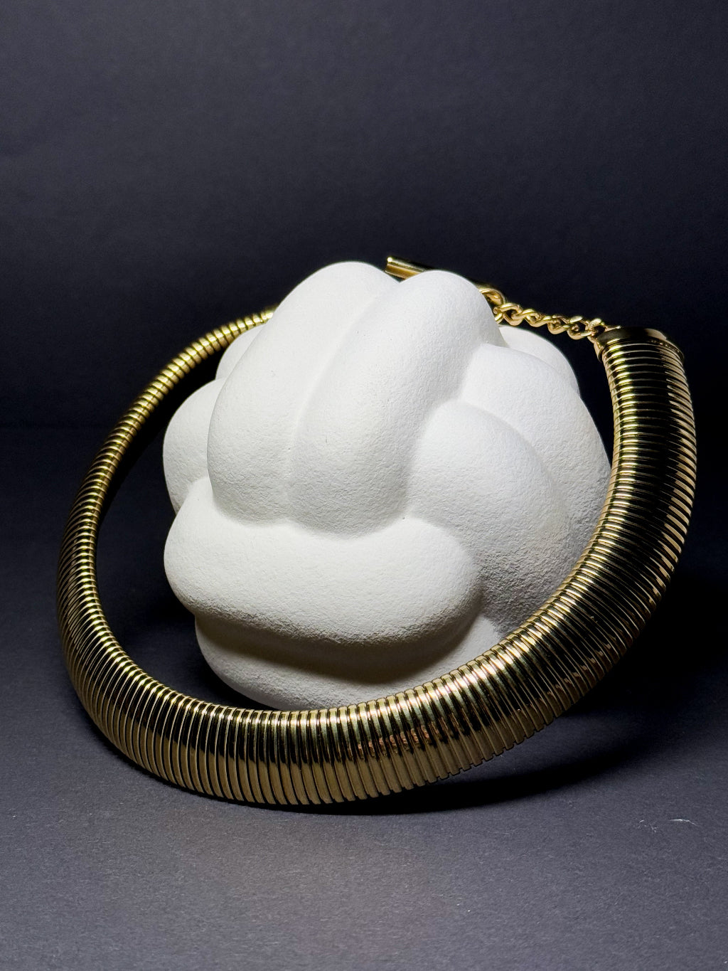 Collier aus vergoldetem Edelstahl