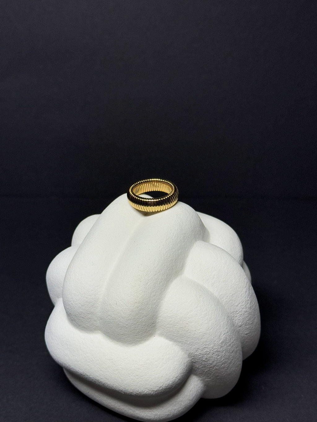 Ring aus vergoldetem Edelstahl