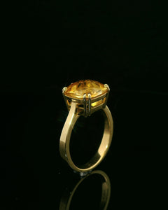 Gelbgold Ring mit Citrin