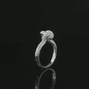 Silberring mit Zirkonia