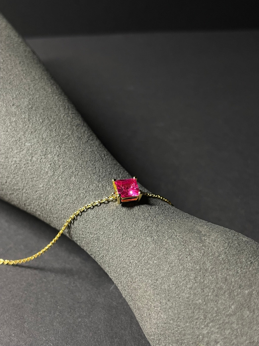 "Ellera Quadrato Pink" Armband